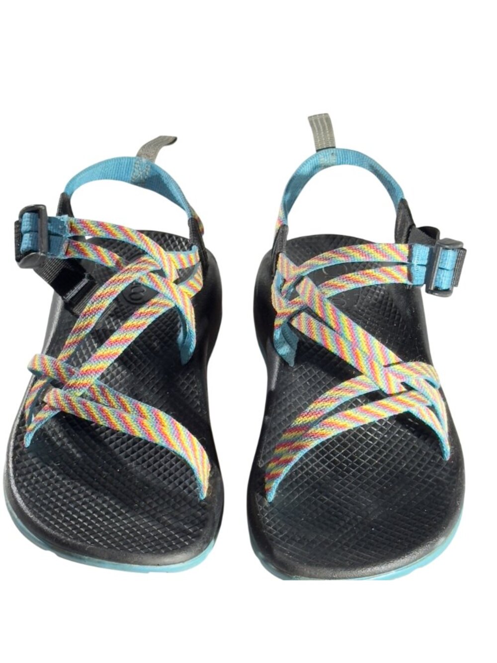 CHACO Z/Cloud Sandals Adjustable Straps Vibrant Pattern Size UK 5 US 7 - Picture 2 of 13